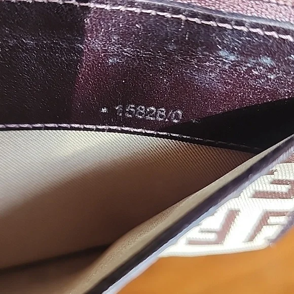 Vintage Fendi Brown & Beige Zucchino Canvas & Leather Continental Wallet - Picture 13 of 17
